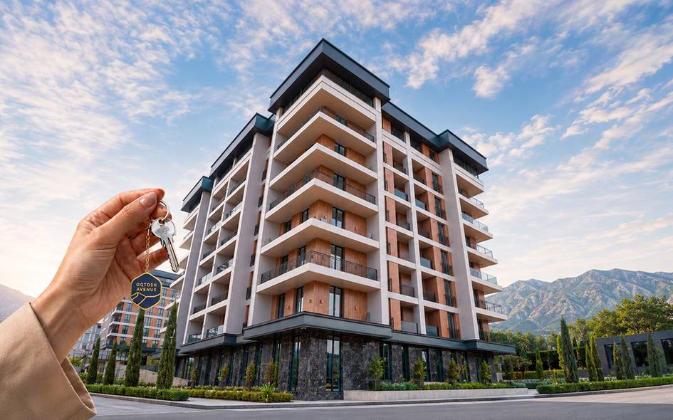 Oqtosh Avenue Resort’даги апартаментлар: калитлар хариддан сўнг дарҳол топширилади.